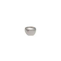 Rectangle Signet Ring (Silver)
