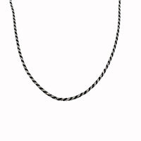 Antique Finish Fancy Round Rope (Silver)