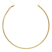 Hollow Box-Cable Chain (14K)