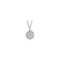 Bee Medallion Necklace (Silver) back - Popular Jewelry - New York