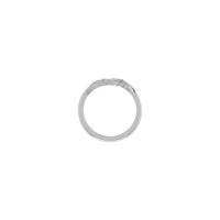 Clasping Angel Wings Ring (Silver) setting - Popular Jewelry - New York