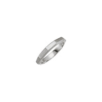 Decagon Ring (Silver) front - Popular Jewelry - New York