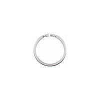 Om Symbol Stackable Ring (Silver) side - Popular Jewelry - New York