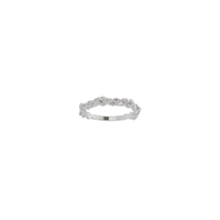 Roses Ring (Silver) front - Popular Jewelry - New York