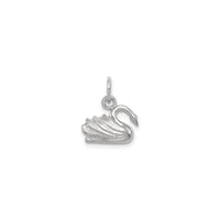 Swan Pendant (Silver) front - Popular Jewelry - New York