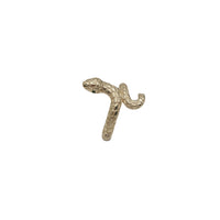 Zirconia Snake Ring (14K)