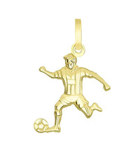 Soccer Player Pendant (14K)