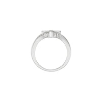13 mm Cross Ring (Silver) setting - Popular Jewelry - New York