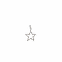 Iced-Out Star Pendant (Silver)