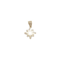 CZ North Star Pendant (14K)