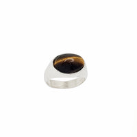 Tiger Eye Stone Ring (Silver)