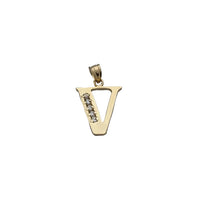 Icy Initial Letter Pendant (14K)