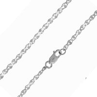 White Gold Valentino Link Bracelet (14K)