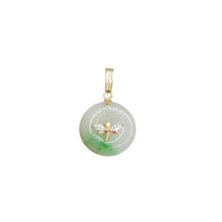 Jade Round Pendant (14K)