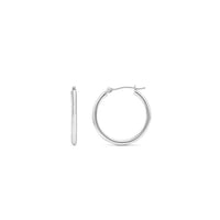 Plain Hoop Earrings (Silver)