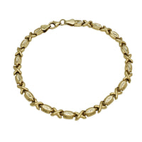 Diamond Cuts "XO" Fancy Bracelet (14K).