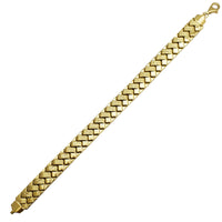Diamond-Cut W Link Fancy Bracelet (14K).