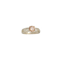Yellow Stone CZ Ring (14K).