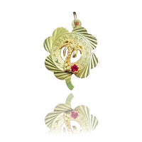 Barbados Yellow Gold Pendant (14K)