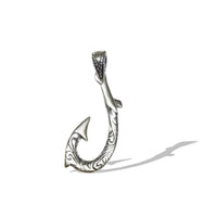 Fishing Hook Pendant (Sterling Silver)