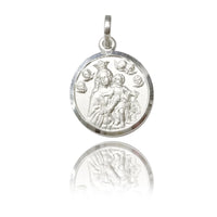Virgin Mary Pendant (Sterling Silver)
