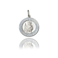 Saint Jude Thadoeus / Pray For Us Pendant (Sterling Silver)