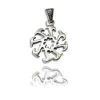 Sun Tribal Pendant (Sterling Silver)