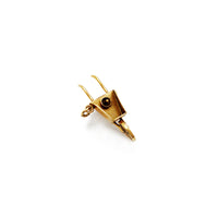 Wheelbarrow Pendant (14K) Popular Jewelry New York