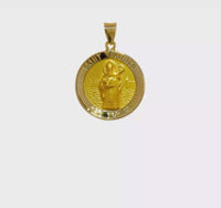 Saint Patrick Medallion Pendant (14K)