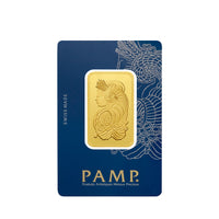 1 oz PAMP Suisse Lady Fortuna Gold Bar 24K