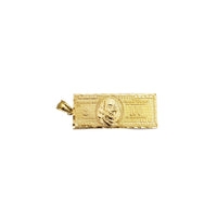 One Hundred ($100) Dollar Bill Pendant (10K)