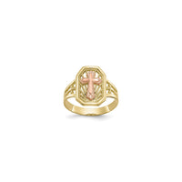 Filigree Passion Cross Ring (10K) main - Popular Jewelry - New York