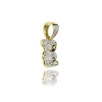 Diamond Teddy Bear Pendant (10K)