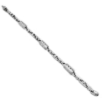 Cubic Zirconia (CZ) Crystal White Gold Bracelet (14K).