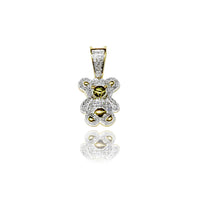 Diamond Teddy Bear Pendant (10K)