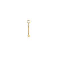 3D Gavel Pendant (14K) side - Popular Jewelry - New York