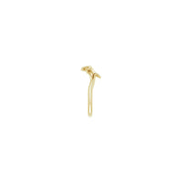 Branch Ring yellow (14K) side - Popular Jewelry - New York