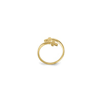 Bypassing Crosses Ring (14K) setting - Popular Jewelry - New York