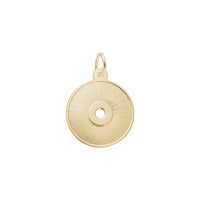 CD Charm yellow (14K) main - Popular Jewelry - New York
