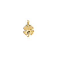 Clover Pendant (14K) front - Popular Jewelry - New York