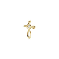 Diamond Infinity Cross Pendant (14K)