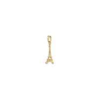 Eiffel Tower Pendant yellow (14K) diagonal - Popular Jewelry - New York