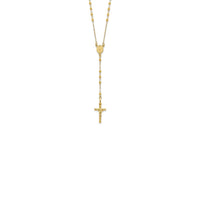 Faceted Beads Rosary Necklace (14K)