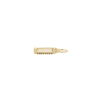 Harmonica Charm yellow (14K) main - Popular Jewelry - New York