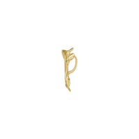 Manta Ray Charm (14K) side - Popular Jewelry - New York