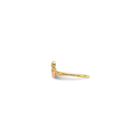 Messenger of Love Ring (14K) side - Popular Jewelry - New York