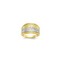 Two-Tone Last Supper Ring (10K) main - Popular Jewelry - New York