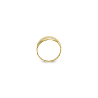 Two-Tone Last Supper Ring (10K) setting - Popular Jewelry - New York