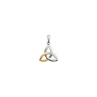 Two-Toned Trinity Pendant (14K)