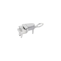 Baby Grand Piano Charm white (14K) main closed - Popular Jewelry - New York